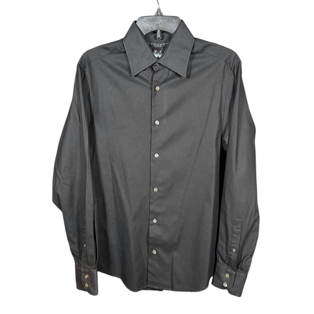 NWT Laundry Men's Breathable Button Up Shirt - Black - S